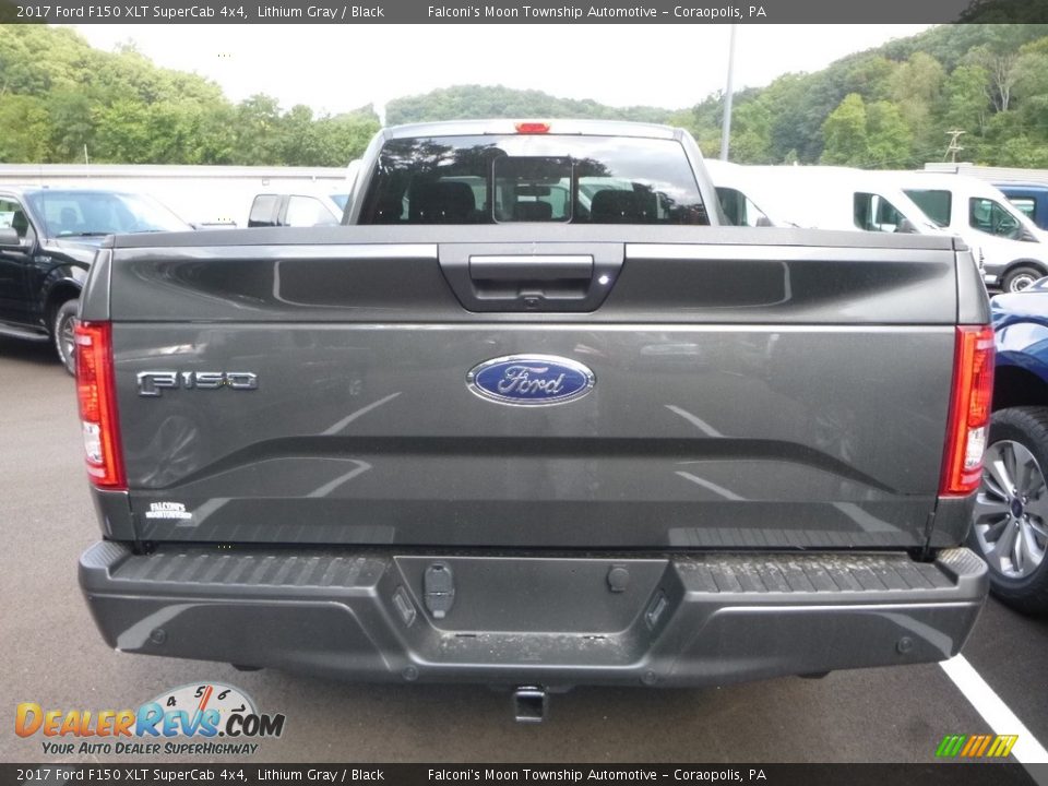 2017 Ford F150 XLT SuperCab 4x4 Lithium Gray / Black Photo #3