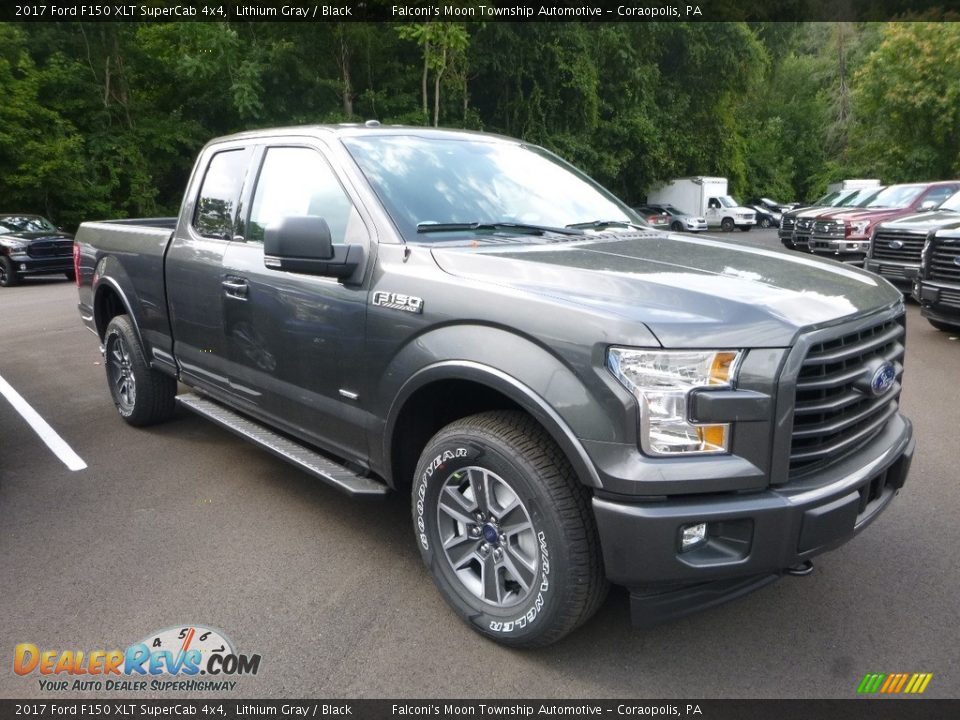 2017 Ford F150 XLT SuperCab 4x4 Lithium Gray / Black Photo #4