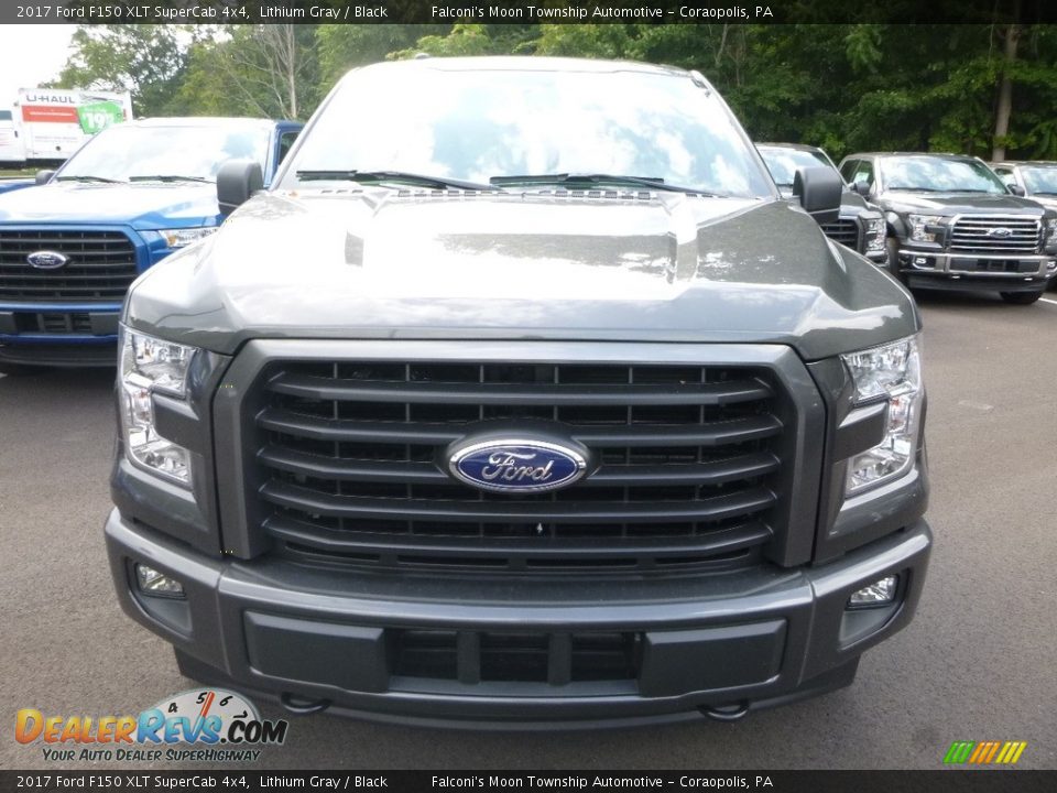 2017 Ford F150 XLT SuperCab 4x4 Lithium Gray / Black Photo #5