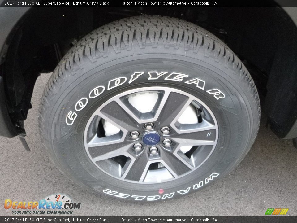 2017 Ford F150 XLT SuperCab 4x4 Lithium Gray / Black Photo #7