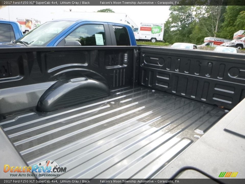 2017 Ford F150 XLT SuperCab 4x4 Lithium Gray / Black Photo #8