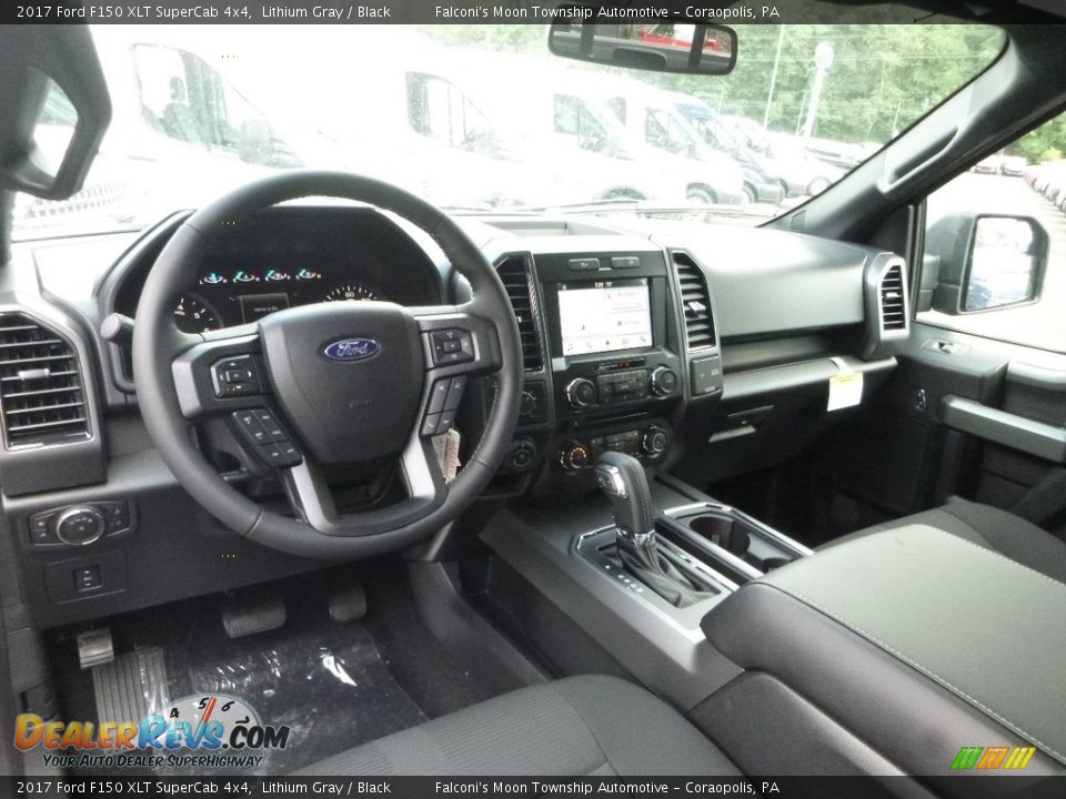 2017 Ford F150 XLT SuperCab 4x4 Lithium Gray / Black Photo #10