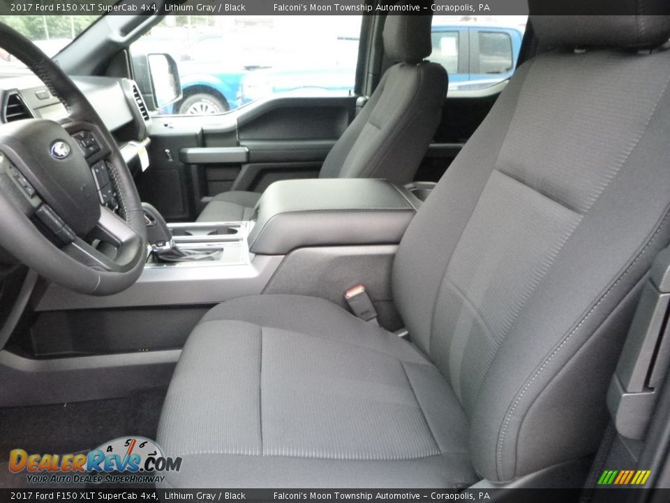 2017 Ford F150 XLT SuperCab 4x4 Lithium Gray / Black Photo #11