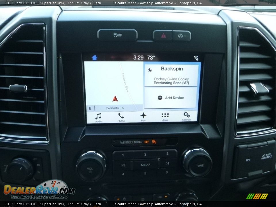 2017 Ford F150 XLT SuperCab 4x4 Lithium Gray / Black Photo #13