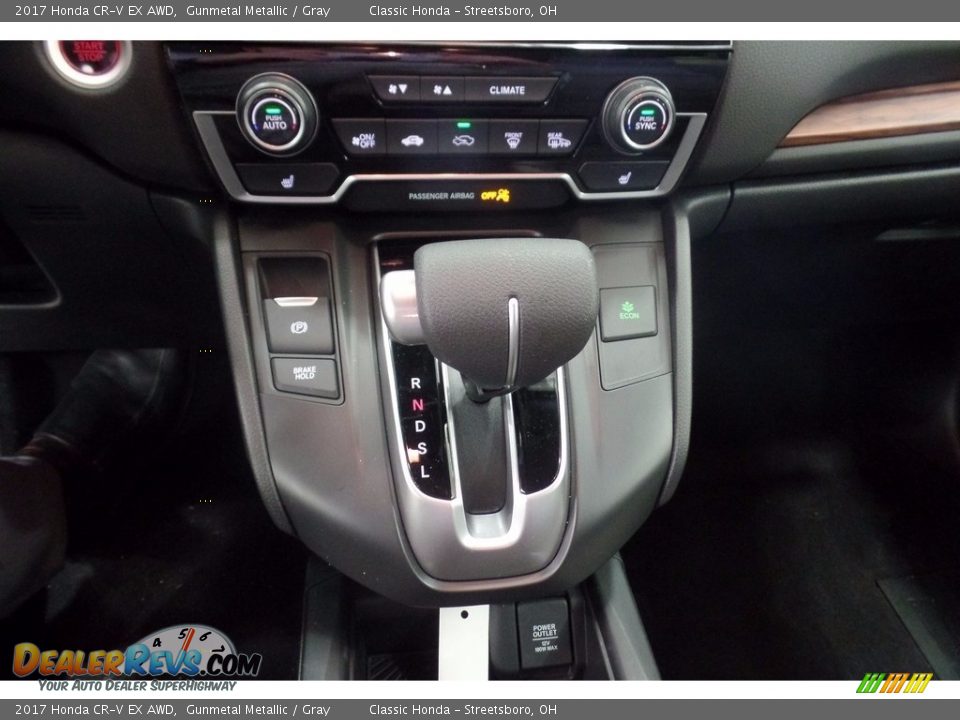 2017 Honda CR-V EX AWD Gunmetal Metallic / Gray Photo #13