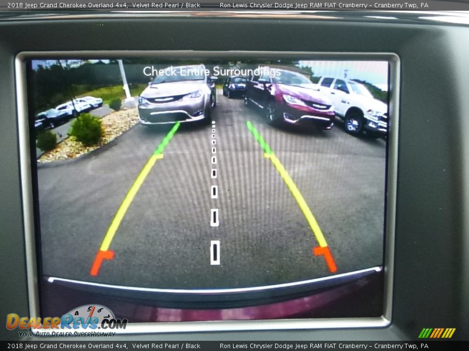 2018 Jeep Grand Cherokee Overland 4x4 Velvet Red Pearl / Black Photo #18