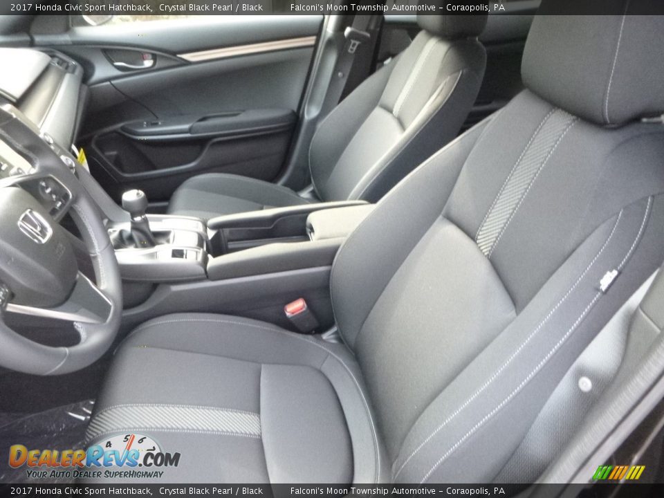 Front Seat of 2017 Honda Civic Sport Hatchback Photo #8