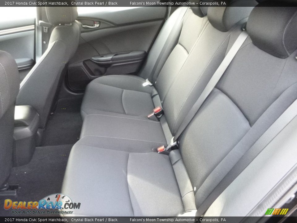 Rear Seat of 2017 Honda Civic Sport Hatchback Photo #9