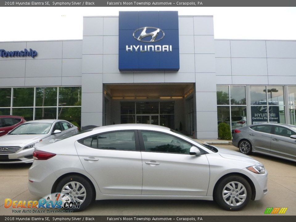 2018 Hyundai Elantra SE Symphony Silver / Black Photo #1