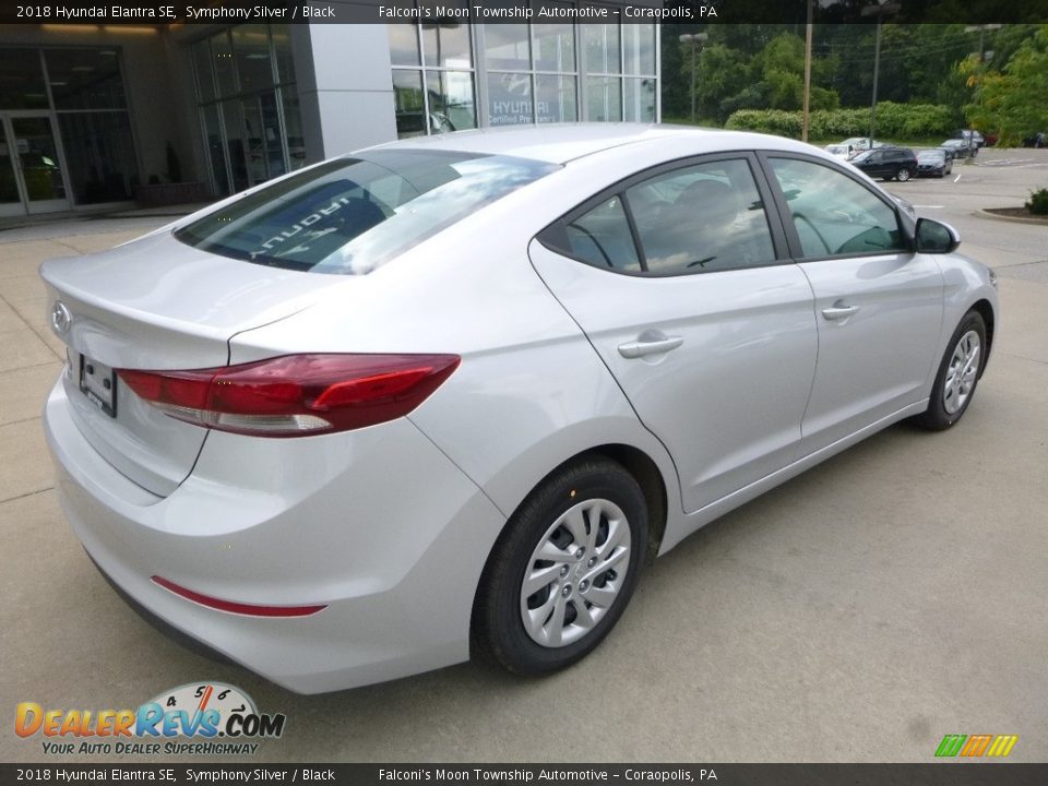 2018 Hyundai Elantra SE Symphony Silver / Black Photo #2