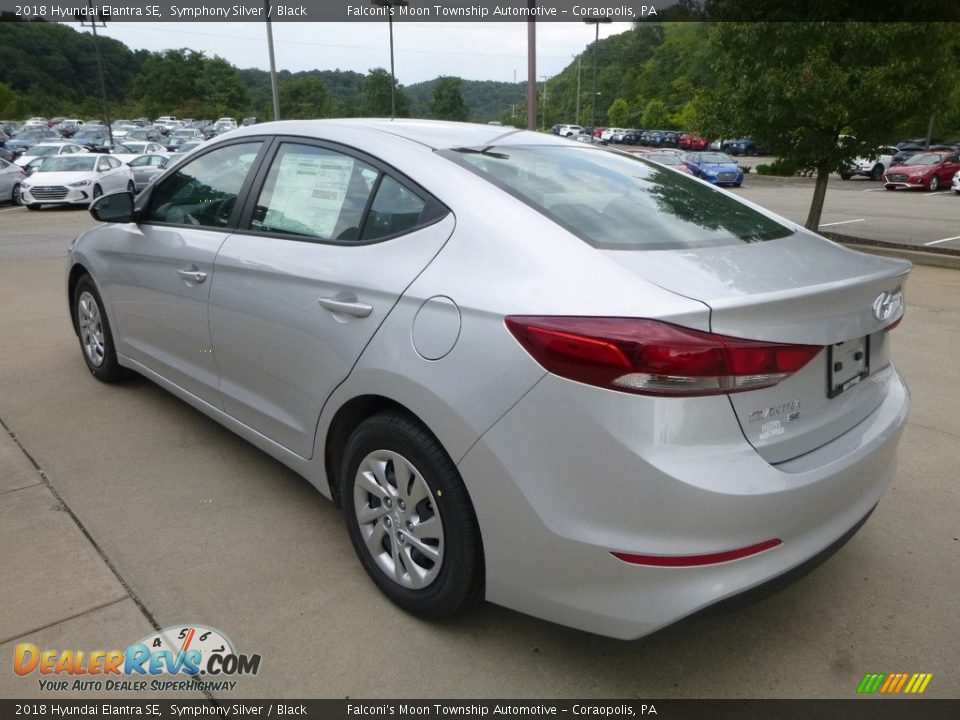 2018 Hyundai Elantra SE Symphony Silver / Black Photo #6