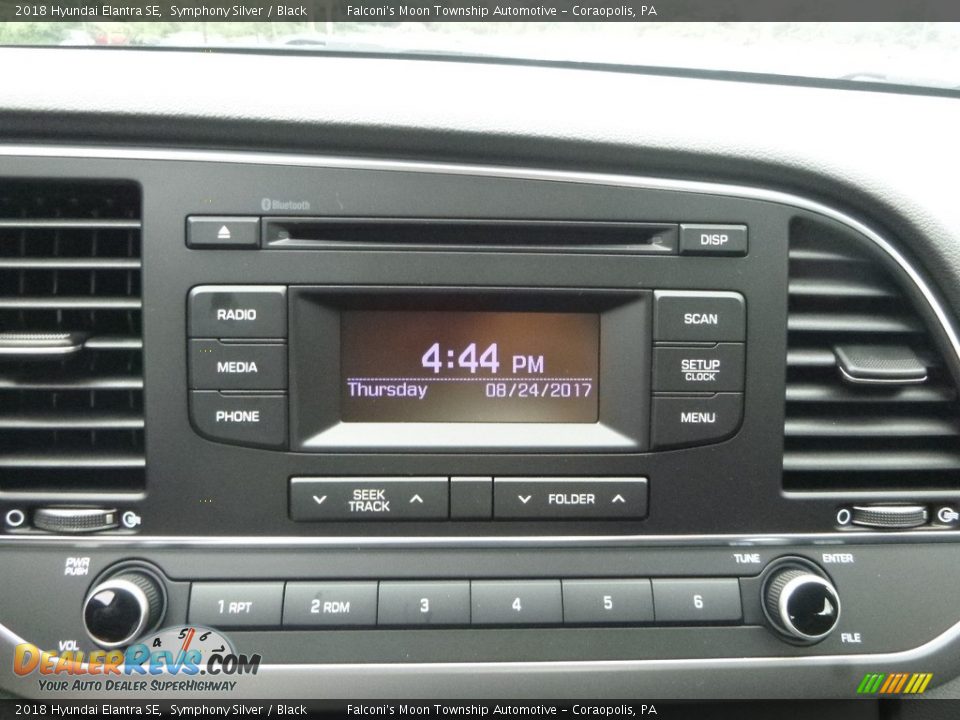 2018 Hyundai Elantra SE Symphony Silver / Black Photo #14