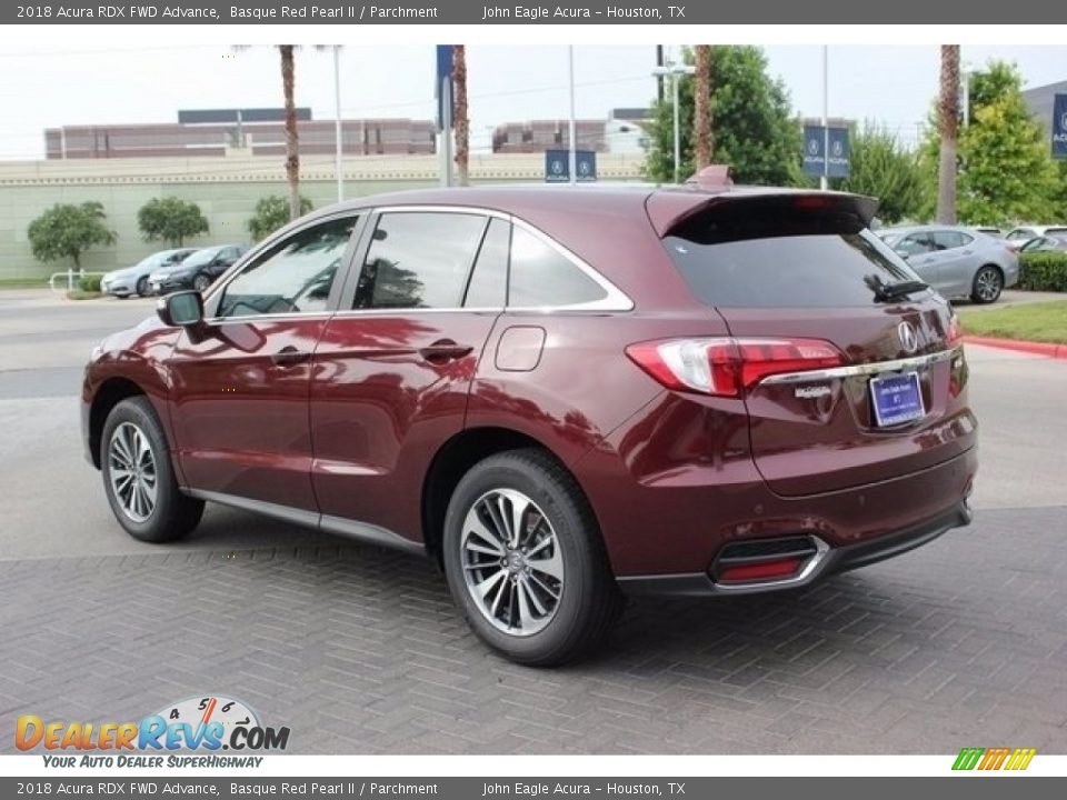 2018 Acura RDX FWD Advance Basque Red Pearl II / Parchment Photo #5