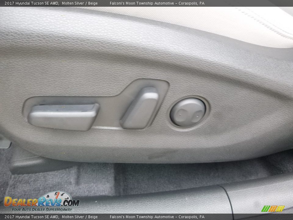 2017 Hyundai Tucson SE AWD Molten Silver / Beige Photo #13