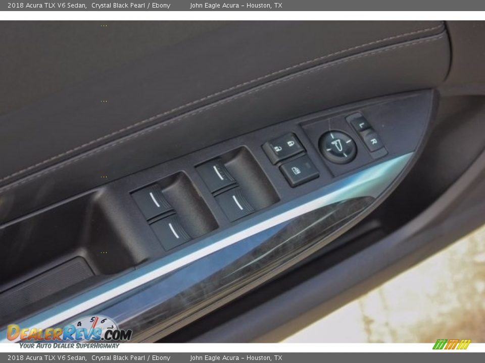 2018 Acura TLX V6 Sedan Crystal Black Pearl / Ebony Photo #15