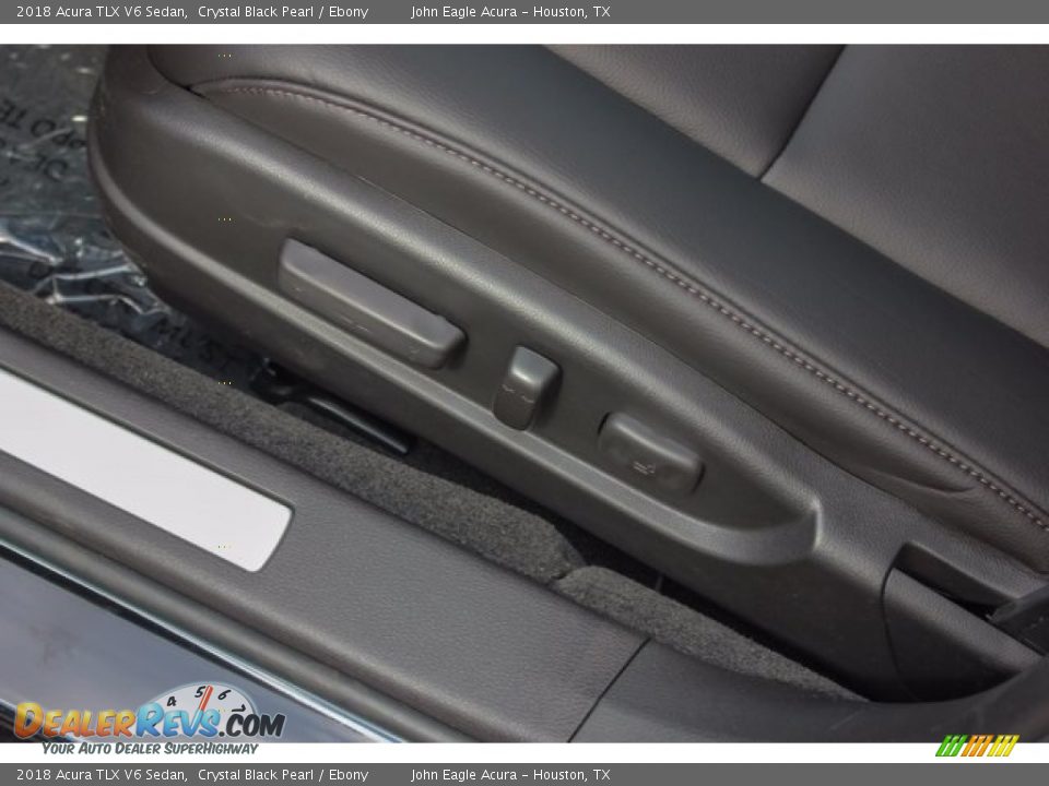 2018 Acura TLX V6 Sedan Crystal Black Pearl / Ebony Photo #17