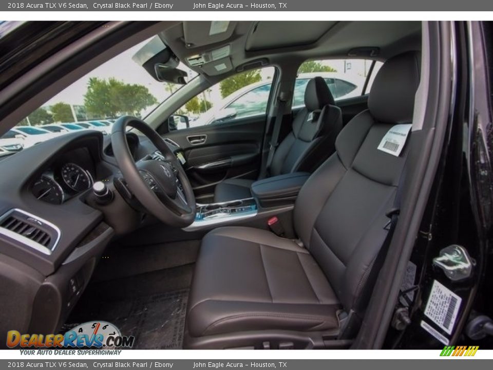 2018 Acura TLX V6 Sedan Crystal Black Pearl / Ebony Photo #19