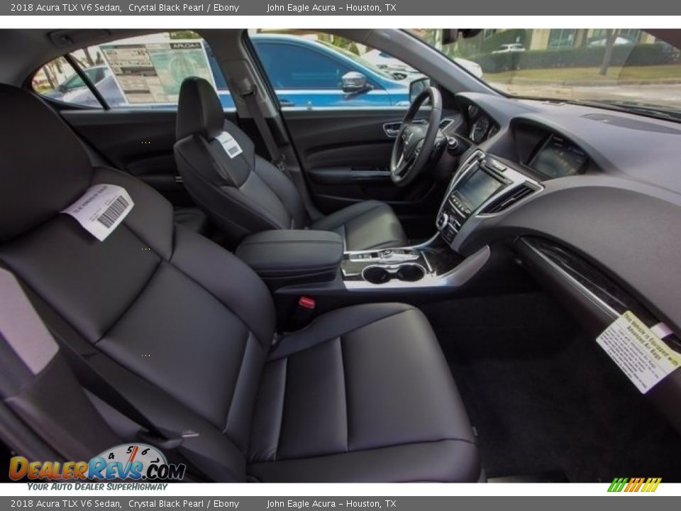 2018 Acura TLX V6 Sedan Crystal Black Pearl / Ebony Photo #26