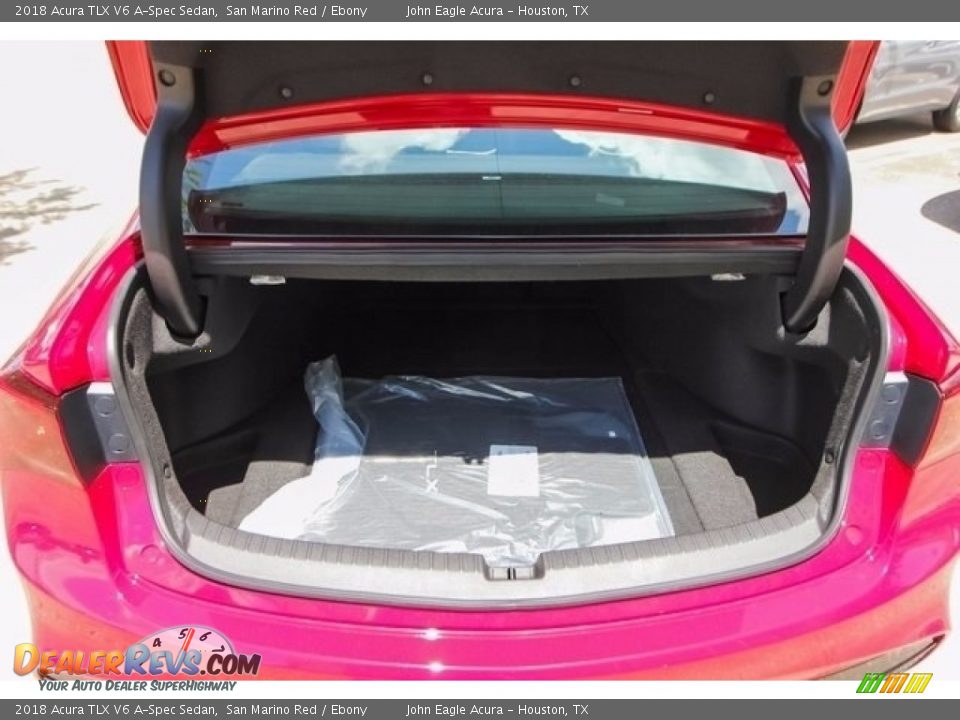 2018 Acura TLX V6 A-Spec Sedan San Marino Red / Ebony Photo #18