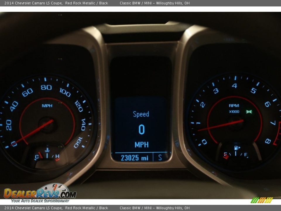 2014 Chevrolet Camaro LS Coupe Red Rock Metallic / Black Photo #8