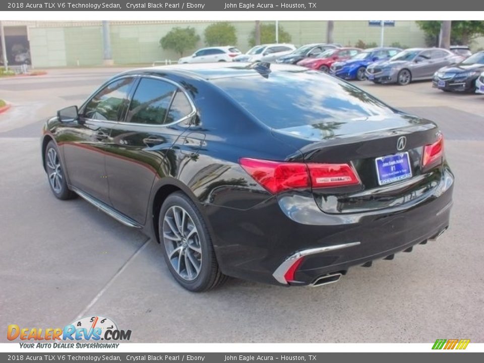 2018 Acura TLX V6 Technology Sedan Crystal Black Pearl / Ebony Photo #5