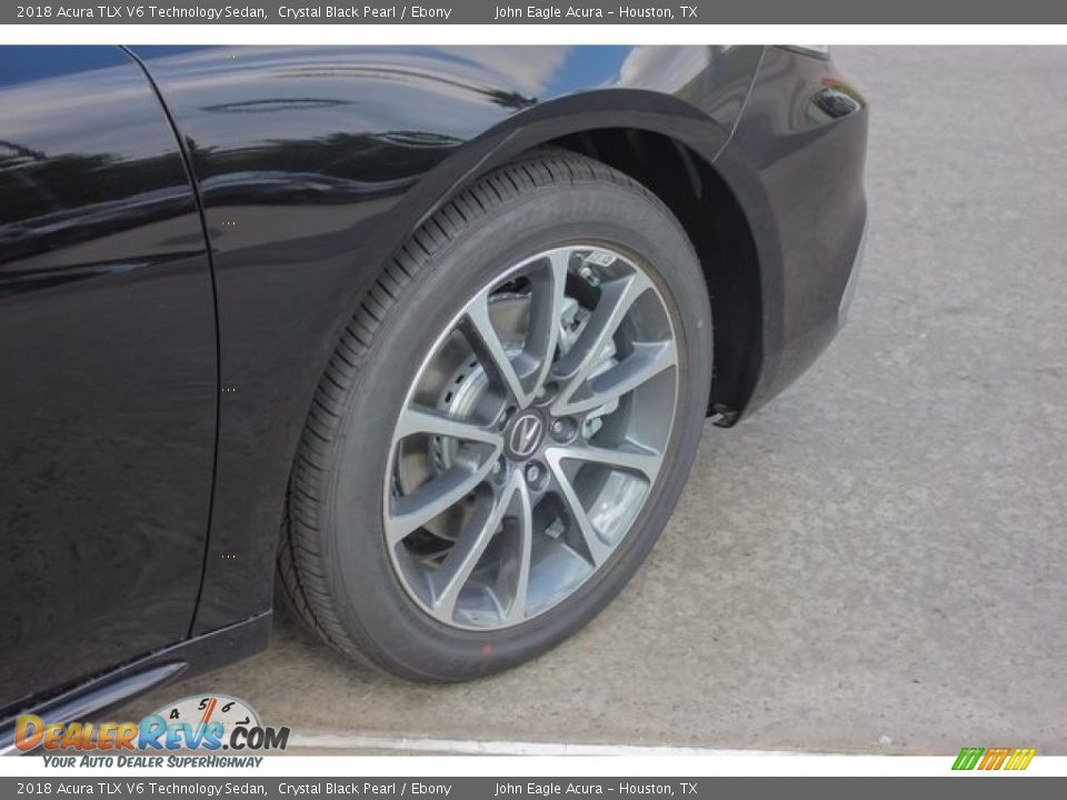 2018 Acura TLX V6 Technology Sedan Crystal Black Pearl / Ebony Photo #11