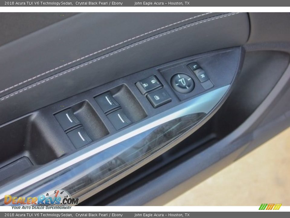 2018 Acura TLX V6 Technology Sedan Crystal Black Pearl / Ebony Photo #15