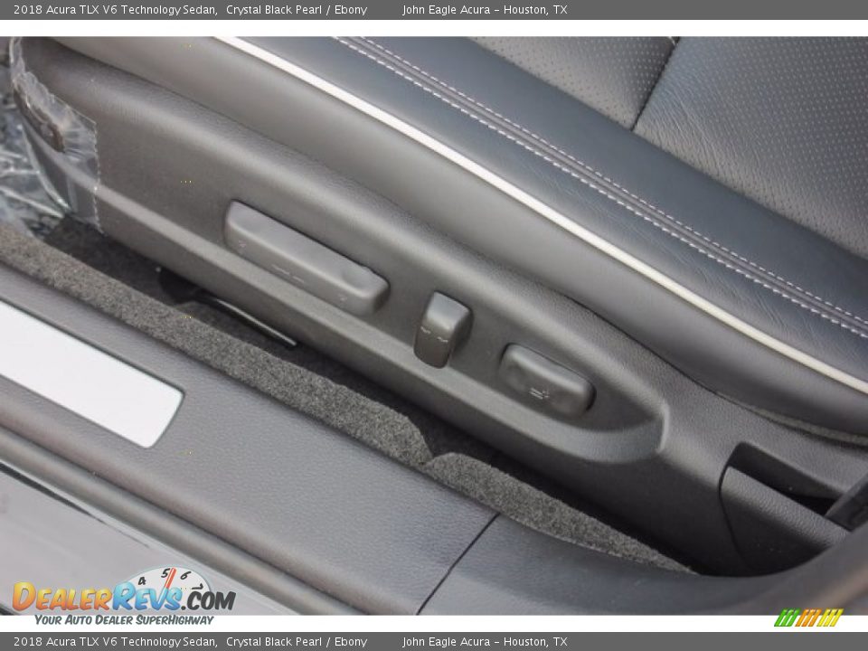 2018 Acura TLX V6 Technology Sedan Crystal Black Pearl / Ebony Photo #17