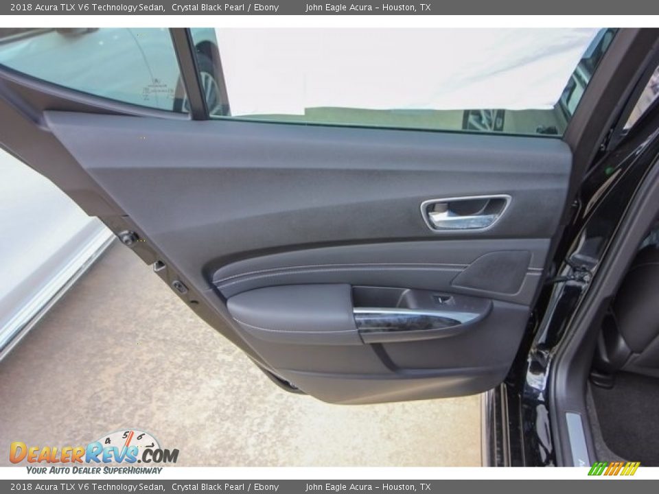 2018 Acura TLX V6 Technology Sedan Crystal Black Pearl / Ebony Photo #20