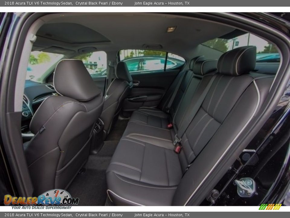 2018 Acura TLX V6 Technology Sedan Crystal Black Pearl / Ebony Photo #21