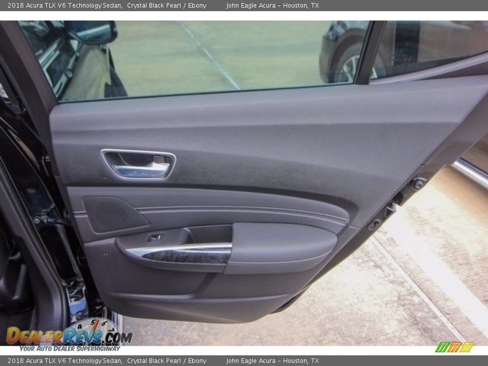2018 Acura TLX V6 Technology Sedan Crystal Black Pearl / Ebony Photo #23
