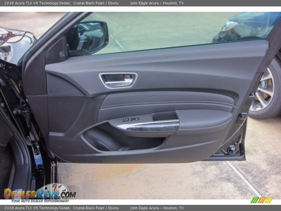 2018 Acura TLX V6 Technology Sedan Crystal Black Pearl / Ebony Photo #25