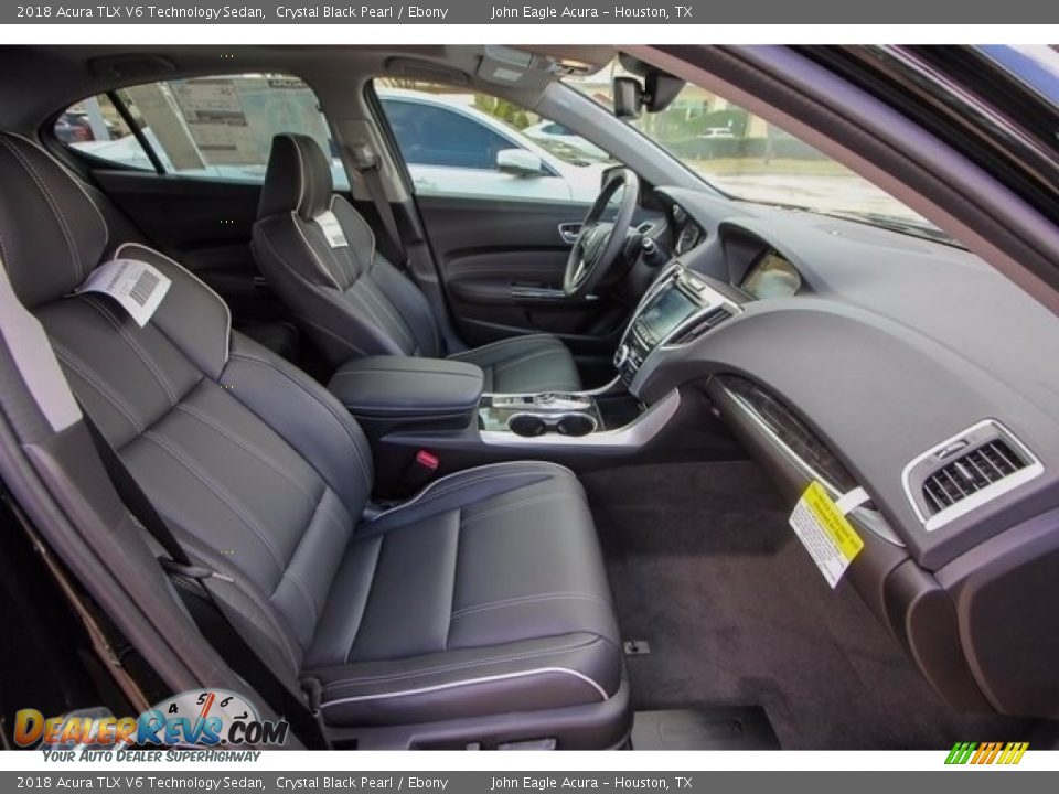 2018 Acura TLX V6 Technology Sedan Crystal Black Pearl / Ebony Photo #26