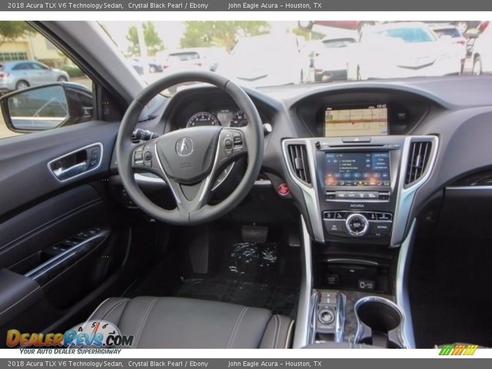 2018 Acura TLX V6 Technology Sedan Crystal Black Pearl / Ebony Photo #28
