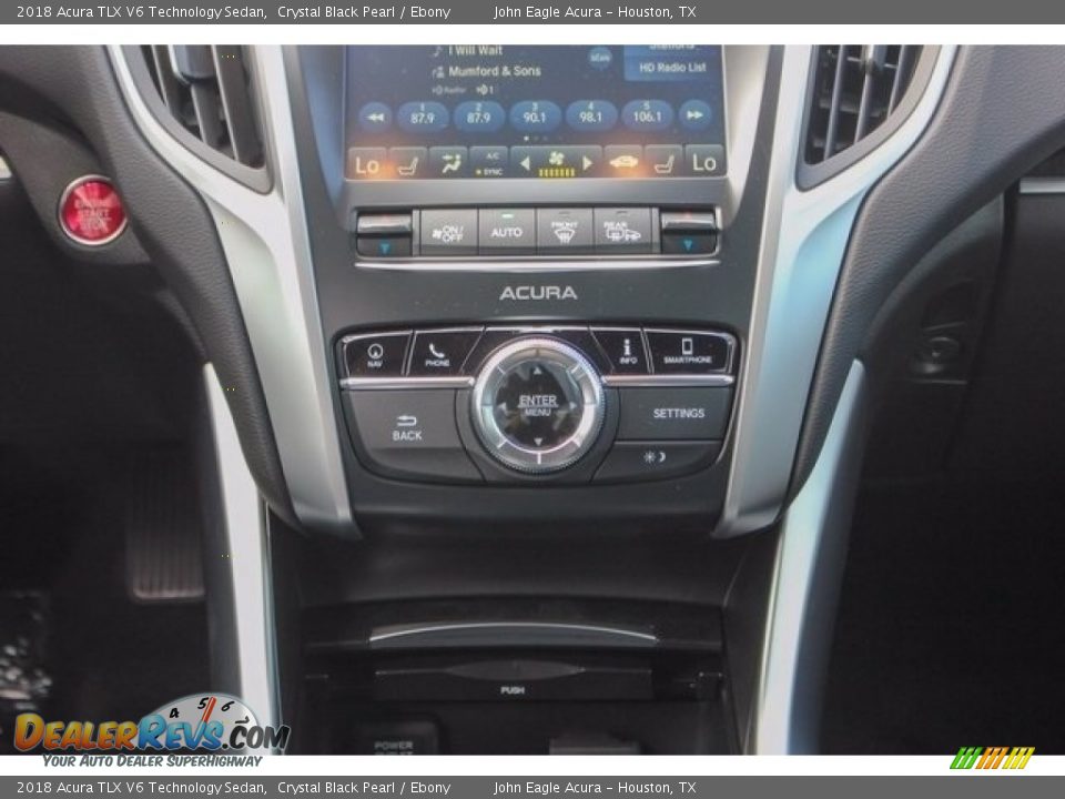 2018 Acura TLX V6 Technology Sedan Crystal Black Pearl / Ebony Photo #32