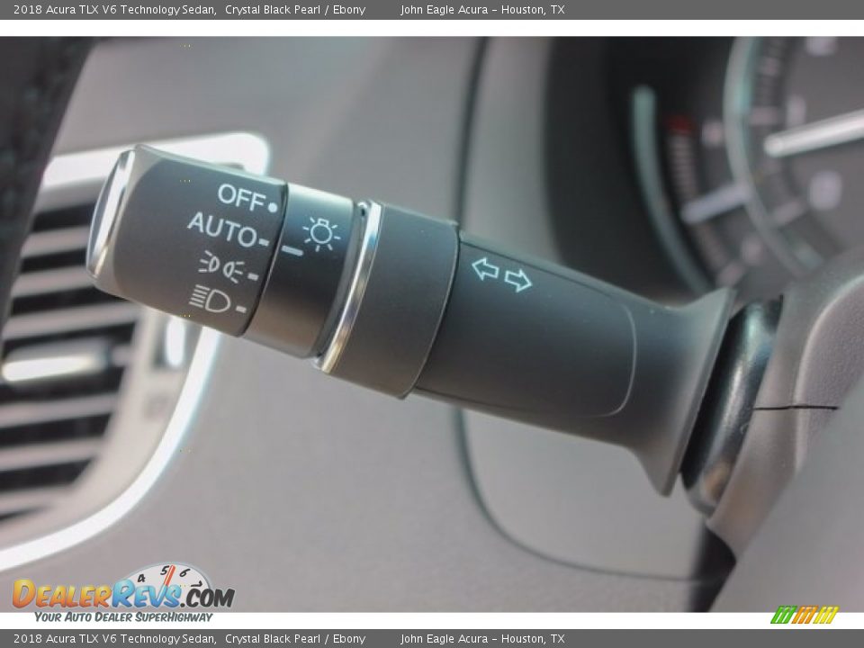 2018 Acura TLX V6 Technology Sedan Crystal Black Pearl / Ebony Photo #35