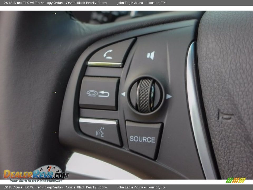 2018 Acura TLX V6 Technology Sedan Crystal Black Pearl / Ebony Photo #36