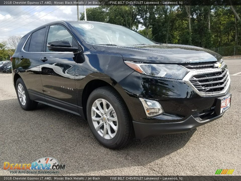 2018 Chevrolet Equinox LT AWD Mosaic Black Metallic / Jet Black Photo #1