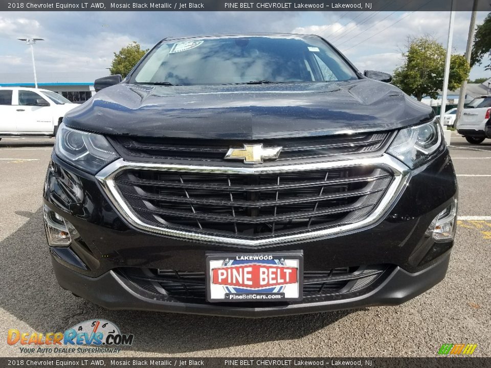 2018 Chevrolet Equinox LT AWD Mosaic Black Metallic / Jet Black Photo #2