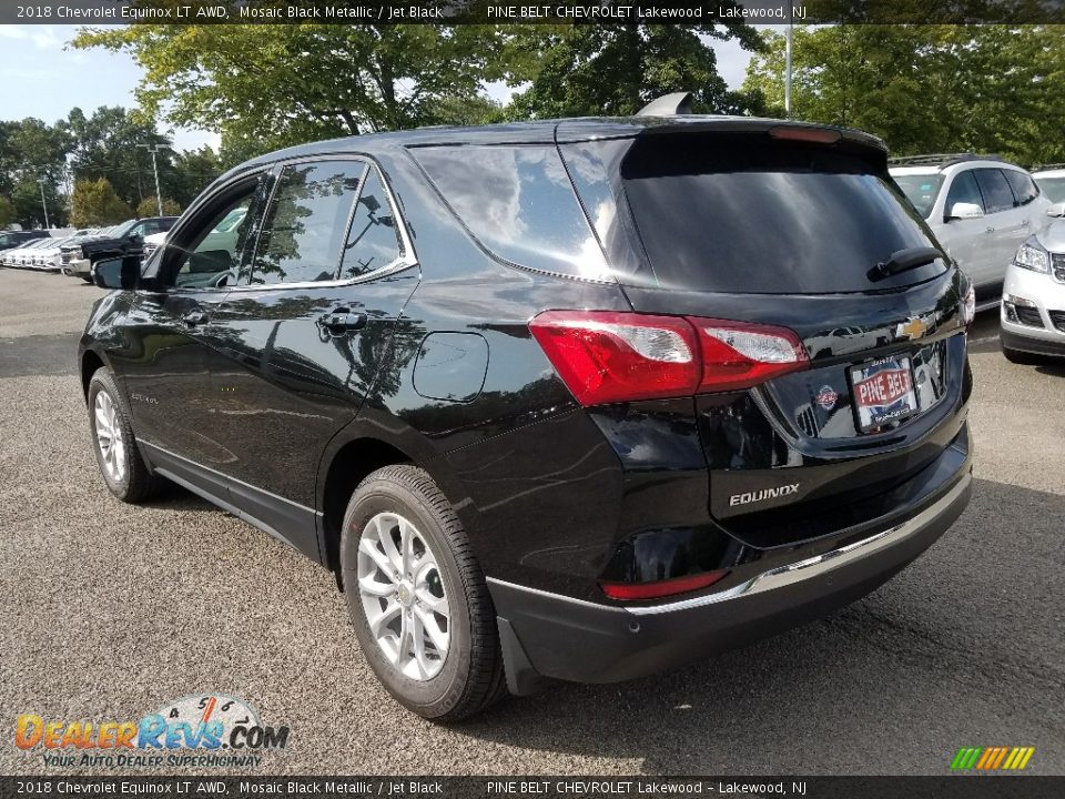 2018 Chevrolet Equinox LT AWD Mosaic Black Metallic / Jet Black Photo #4