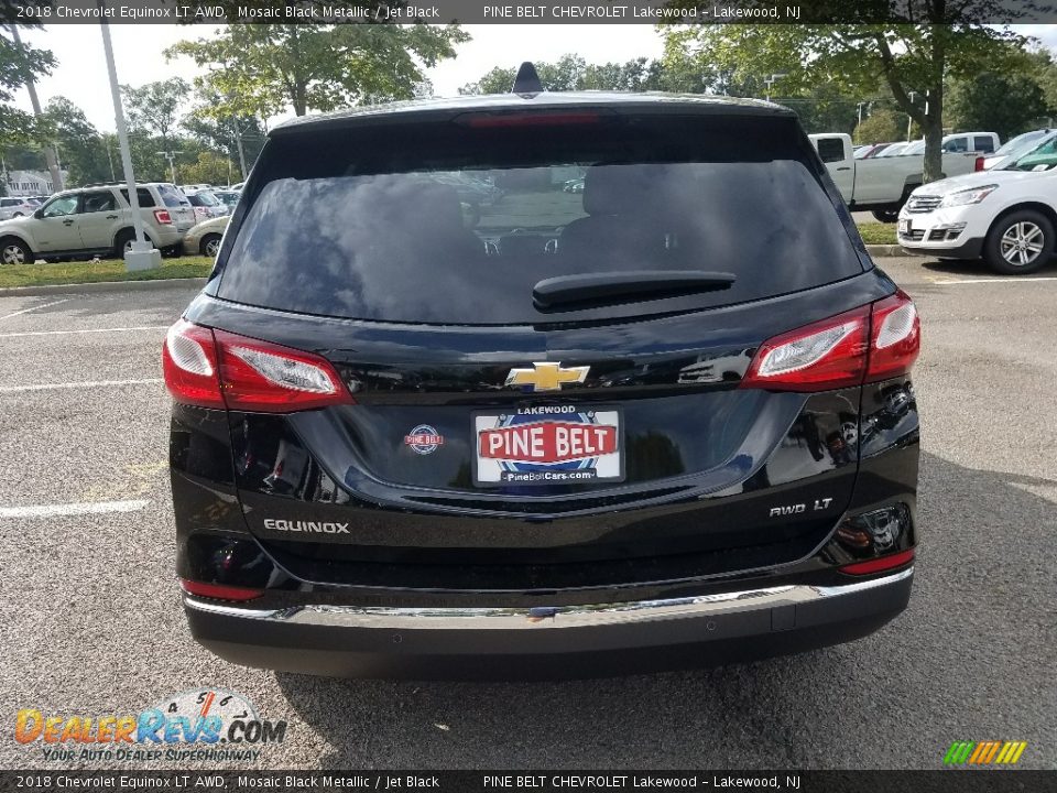 2018 Chevrolet Equinox LT AWD Mosaic Black Metallic / Jet Black Photo #5