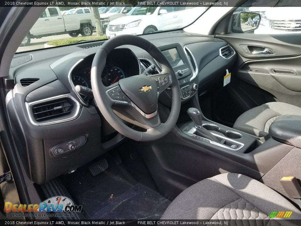 2018 Chevrolet Equinox LT AWD Mosaic Black Metallic / Jet Black Photo #7