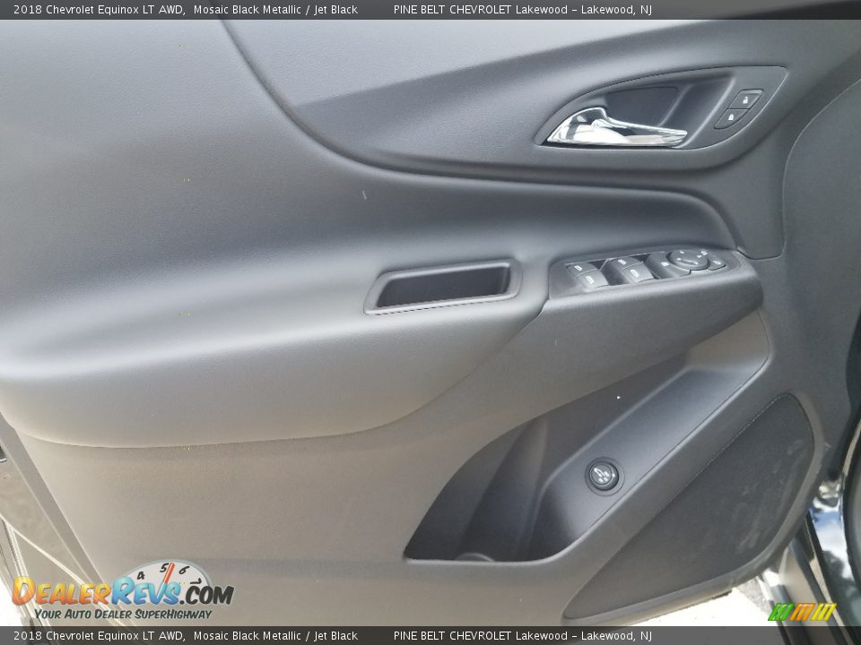 2018 Chevrolet Equinox LT AWD Mosaic Black Metallic / Jet Black Photo #8