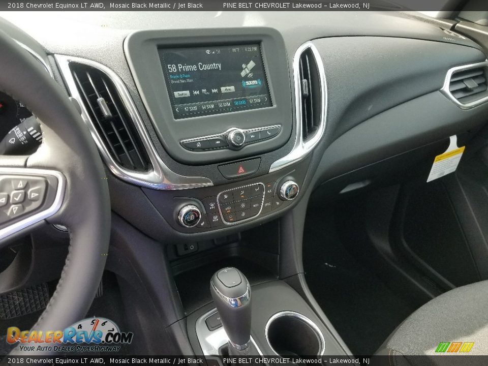 2018 Chevrolet Equinox LT AWD Mosaic Black Metallic / Jet Black Photo #10