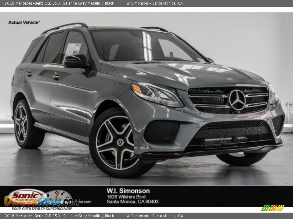 2018 Mercedes-Benz GLE 350 Selenite Grey Metallic / Black Photo #1