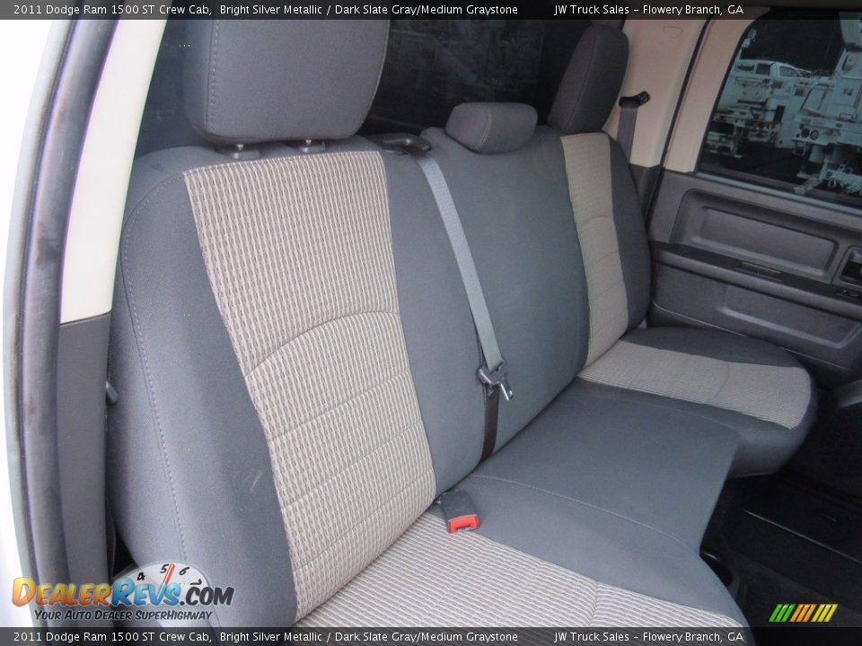 2011 Dodge Ram 1500 ST Crew Cab Bright Silver Metallic / Dark Slate Gray/Medium Graystone Photo #19