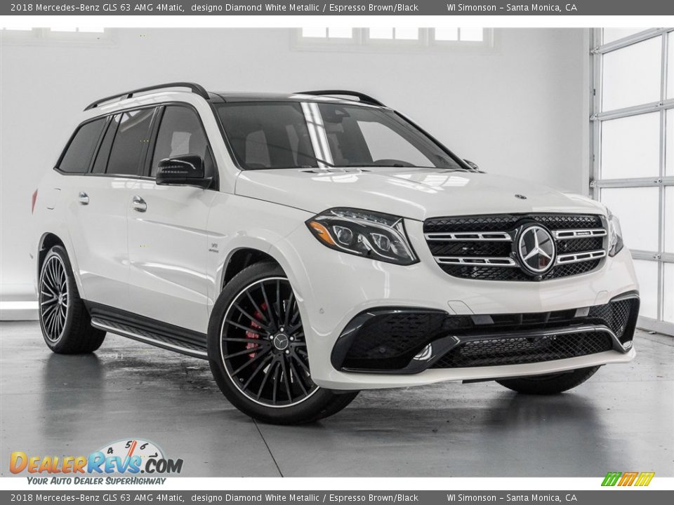 designo Diamond White Metallic 2018 Mercedes-Benz GLS 63 AMG 4Matic Photo #14