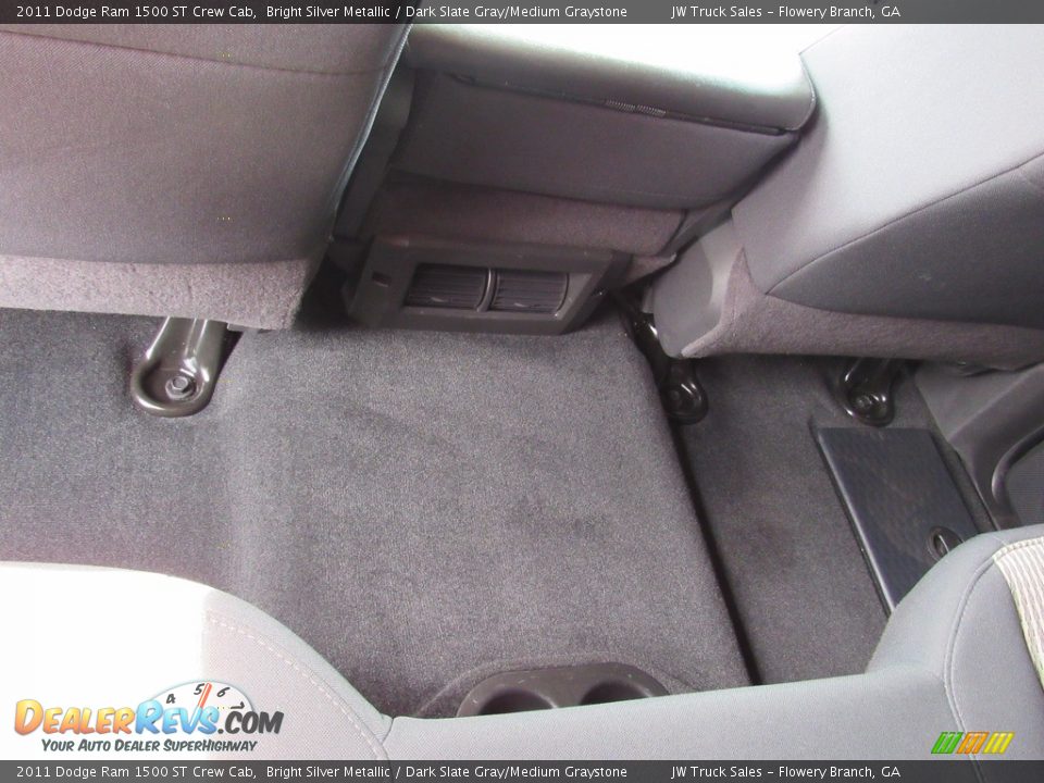 2011 Dodge Ram 1500 ST Crew Cab Bright Silver Metallic / Dark Slate Gray/Medium Graystone Photo #23