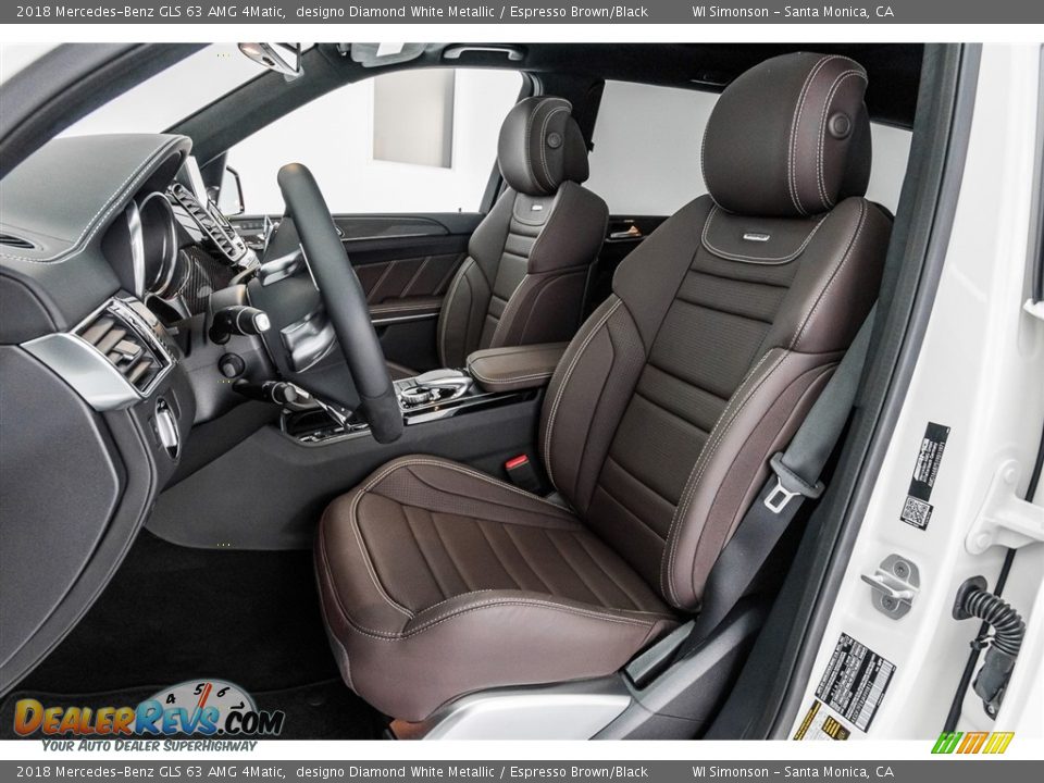 Front Seat of 2018 Mercedes-Benz GLS 63 AMG 4Matic Photo #15