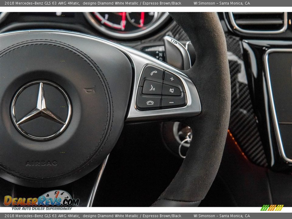 Controls of 2018 Mercedes-Benz GLS 63 AMG 4Matic Photo #18